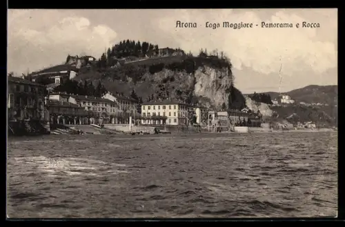 AK Arona /Lago Maggiore, Panorama e Rocca