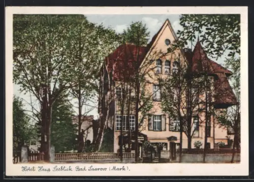 AK Bad Saarow /Mark, Hotel Haus Seeblick