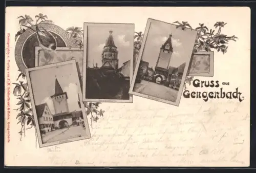AK Gengenbach, Nicolausturm, Kinzigtor, Obertor
