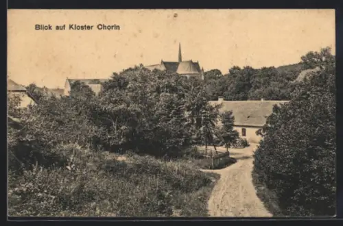 AK Chorin, Blick auf Kloster Chorin
