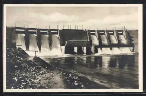 AK Kriebstein /Waldheim, Talsperre, Gasthaus Talsperre Kriebstein