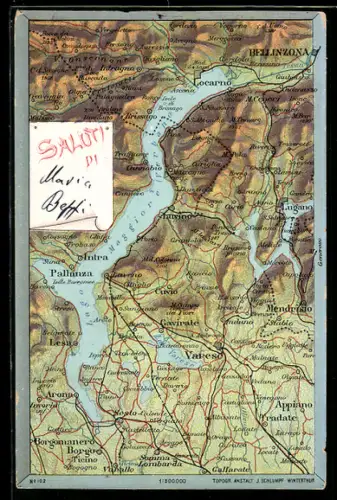 AK Pallanza, Umgebungskarte