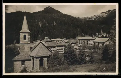 AK Madonna di Campiglio, Panorama col Monte Pancugol