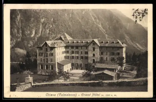 AK Chiesa in Valmalenco, Grand Hôtel con vista sulle montagne imponenti