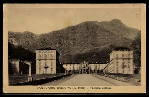 AK Oropa, Santuario d`Oropa, Facciata esterna