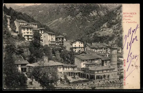 AK Rosazza /Biella, Paese e Castello