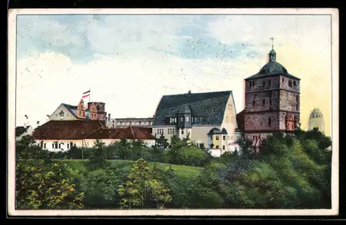 AK Leipzig, Welt-Ausstellung für Buchgewerbe u. Graphik 1914, Ortspartie