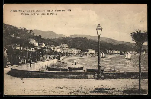 AK Messina, Riviera S. Francesco di Paola, prima del disastro del 1908
