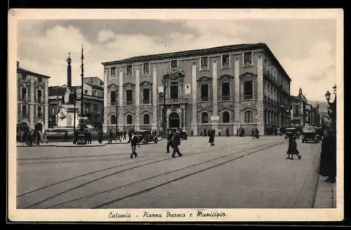 AK Catania, Piazza Duomo e Municipio