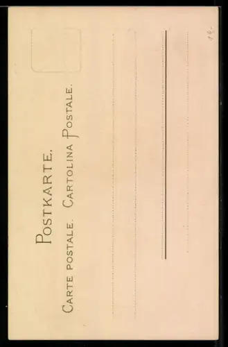 Lithographie Auf dem Lande, Ruderboot, Jugendstil