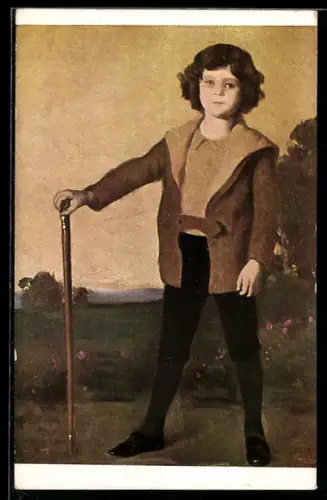 Künstler-AK G. Hirth`s Verlag, Serie XXII, 3: Knabenbildnis