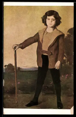 Künstler-AK G. Hirth`s Verlag, Serie XXII, 3: Knabenbildnis