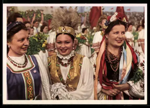 AK Die Jugend der Welt will den Frieden, DDR-Propaganda