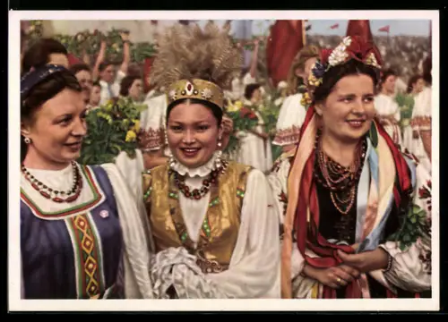 AK Die Jugend der Welt will den Frieden, DDR-Propaganda