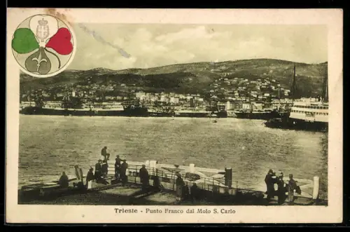 AK Trieste, Punto Franco dal Molo S. Carlo