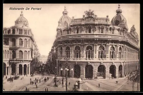AK Genova, Borsa e Ristorante De Ferrari in Piazza De Ferrari