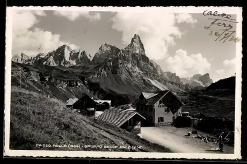 AK Passo Rolle, Gruppo delle Pale e rifugio alpino