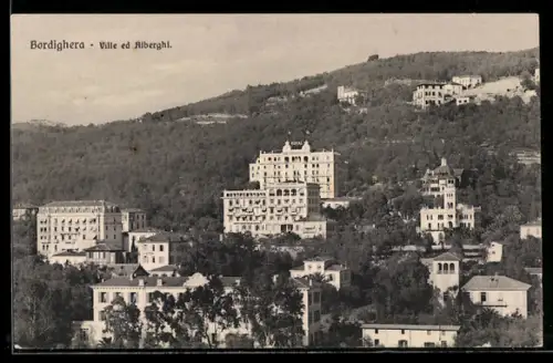 AK Bordighera, Ville ed Alberghi
