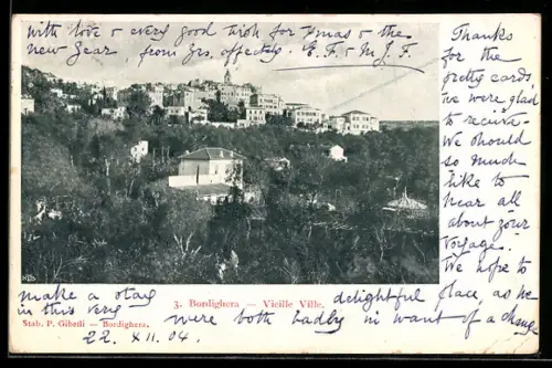 AK Bordighera, Vieille Ville