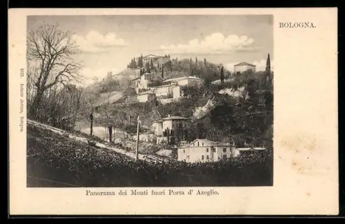 AK Bologna, Panorama dei Monti fuori Porta d`Azeglio