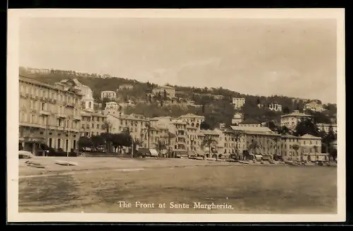 AK Santa Margherita Ligure, Il lungomare con edifici storici