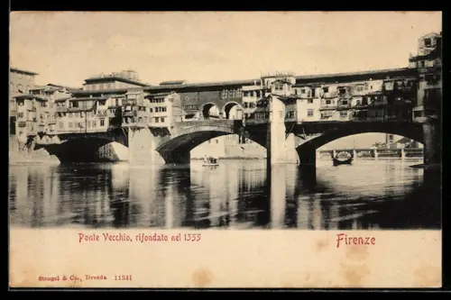 AK Firenze, Ponte Vecchio rifondato nel 1355