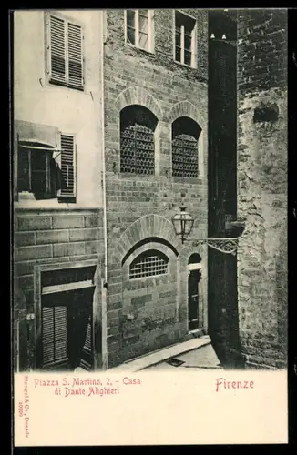 AK Firenze, Casa di Dante Alighieri in Piazza S. Martino