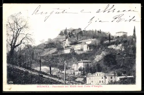 AK Bologna, Panorama dei Monti fuori Porta d`Azeglio