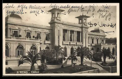 AK S. Remo, Casino con giardini e palme
