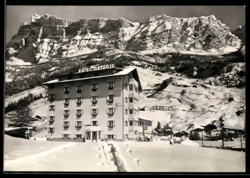 AK La Villa /Badia, Hotel Astoria nelle Dolomiti innevate