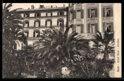 AK Nervi, Grand Hôtel, Giardino