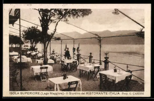 AK Isola Superiore /Lago Maggiore, Il Giardino del Ristorante Italia
