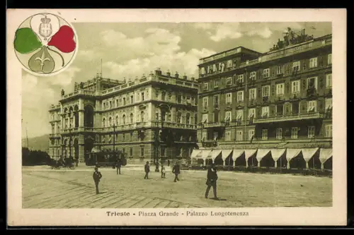 AK Trieste, Piazza Grande, Palazzo Luogotenenza