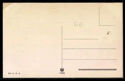 AK Trieste, Via Giulia e Monumento Rossetti