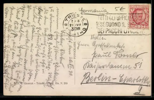 AK Trieste, Riva Tre Novembre