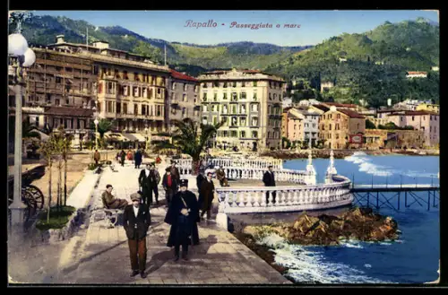 AK Rapallo, Passeggiata a mare