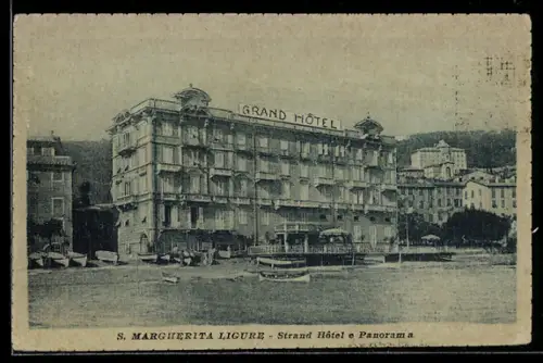 AK S. Margherita Ligure, Grand Hôtel e panorama sul mare