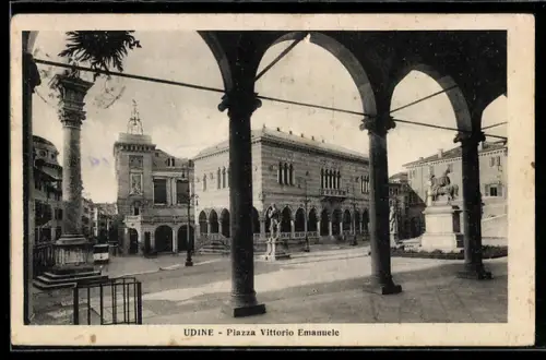 AK Udine, Piazza Vittorio Emanuele, Panorama