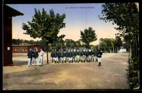 AK Zeithain, Truppen-Übungsplatz, Infanterie-Barackenlager