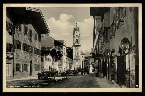 AK Mittenwald, Oberer Markt