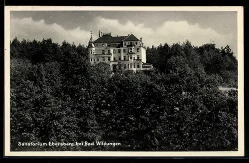 AK Bad Wildungen, Sanatorium Ebersberg