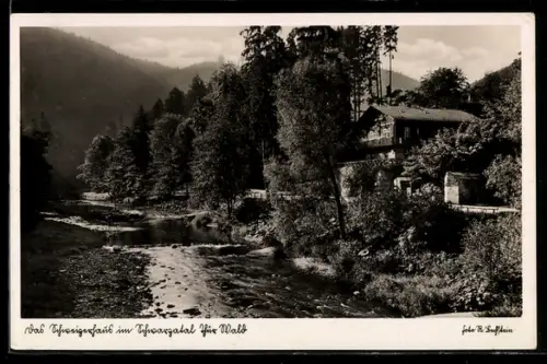 AK Schwarzburg, Gasthof Schweizerhaus im Schwarzatal