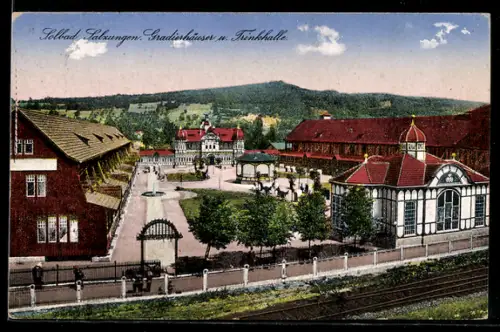 AK Bad Salzungen, Gradierhäuser und Trinkhalle