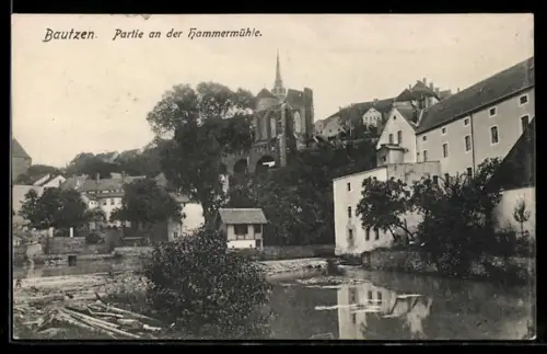 AK Bautzen, Partie an der Hammermühle