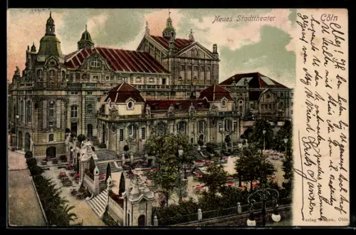 AK Köln-Neustadt, Neues Stadttheater