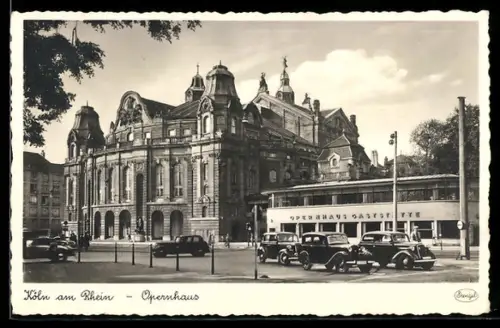 AK Köln-Neustadt, Opernhaus mit Gasthof