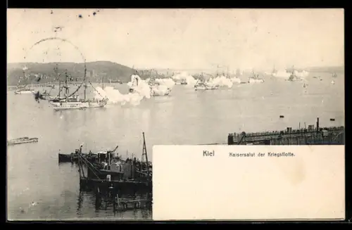 AK Kiel, Kaisersalut der Kriegsflotte