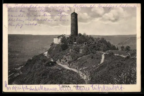 AK Jena, Blick zum Fuchsturm