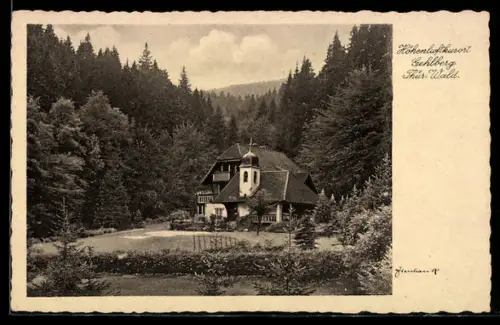 AK Gehlberg /Thür. Wald, Das Glöckchen im Tal