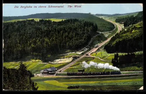 AK Lichtenhain-Oberweissbach /Thür., Bergbahn Obstfelderschmiede